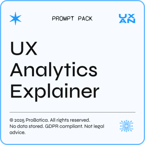 UX Analytics Explainer